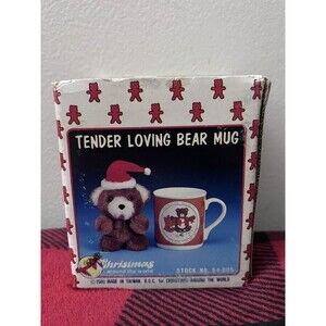 Vintage House of Lloyd 1986 Tender Loving Bear Christmas Mug No Plush